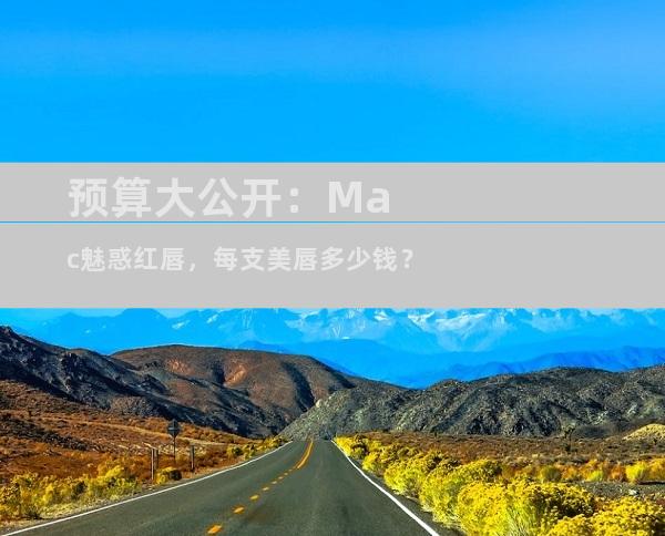 预算大公开：Mac魅惑红唇，每支美唇多少钱？